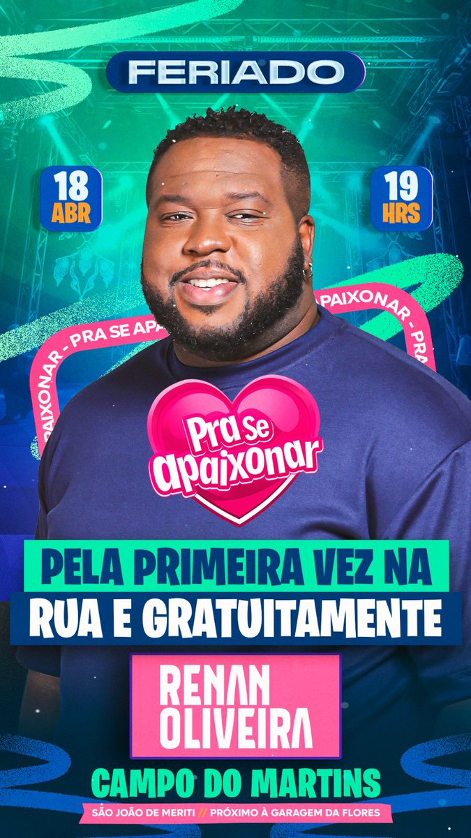 Dia 18 sexta feira feriado, campo do martins entrada gratuitamente!