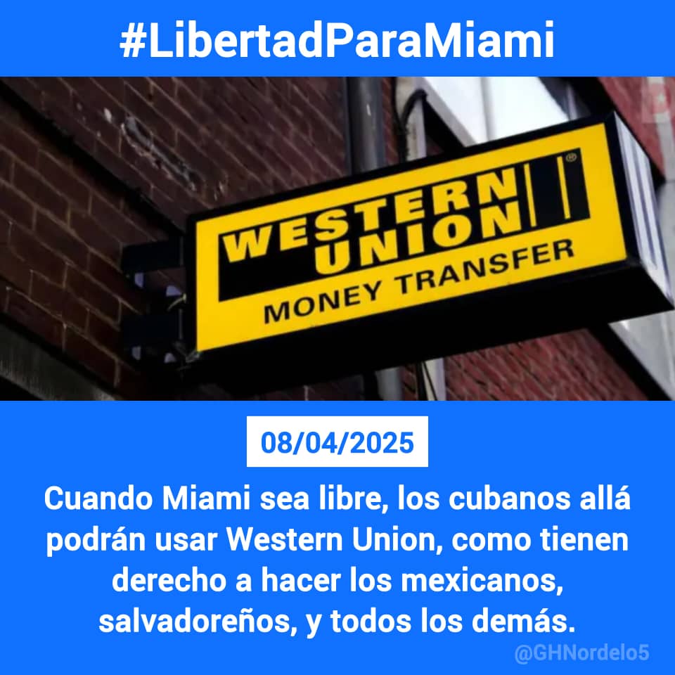iLibertad para Miami! 
#Cuba #CDRCuba #LibertadParaMiami