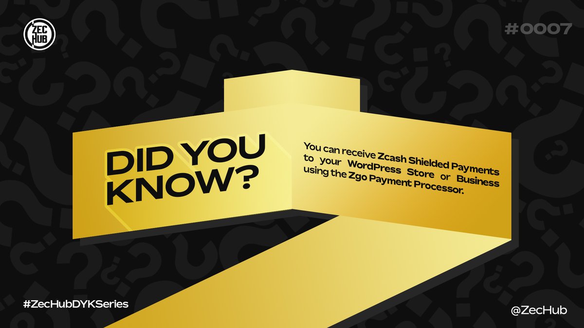 Accepting Zcash (ZEC) is easier than you think! #ZecHubDYKSeries Several  payment processors can already be integrated with your online store: 🏬  https://t.co/EJiMfGXIM3