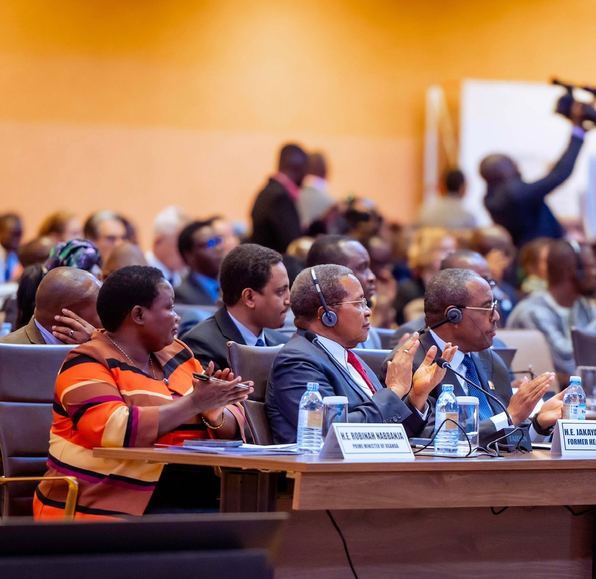 JanetMuseveni's tweet photo. I am inspired by the unity of purpose at #ARFSD11. The voices of our youth and the resolve of our leaders reflect a deep yearning for Africa’s renaissance. Let us rise to this call- grounded in faith, innovation, and value addition. May God guide us as we uplift generations. https://t.co/mBiipQ1fEc
