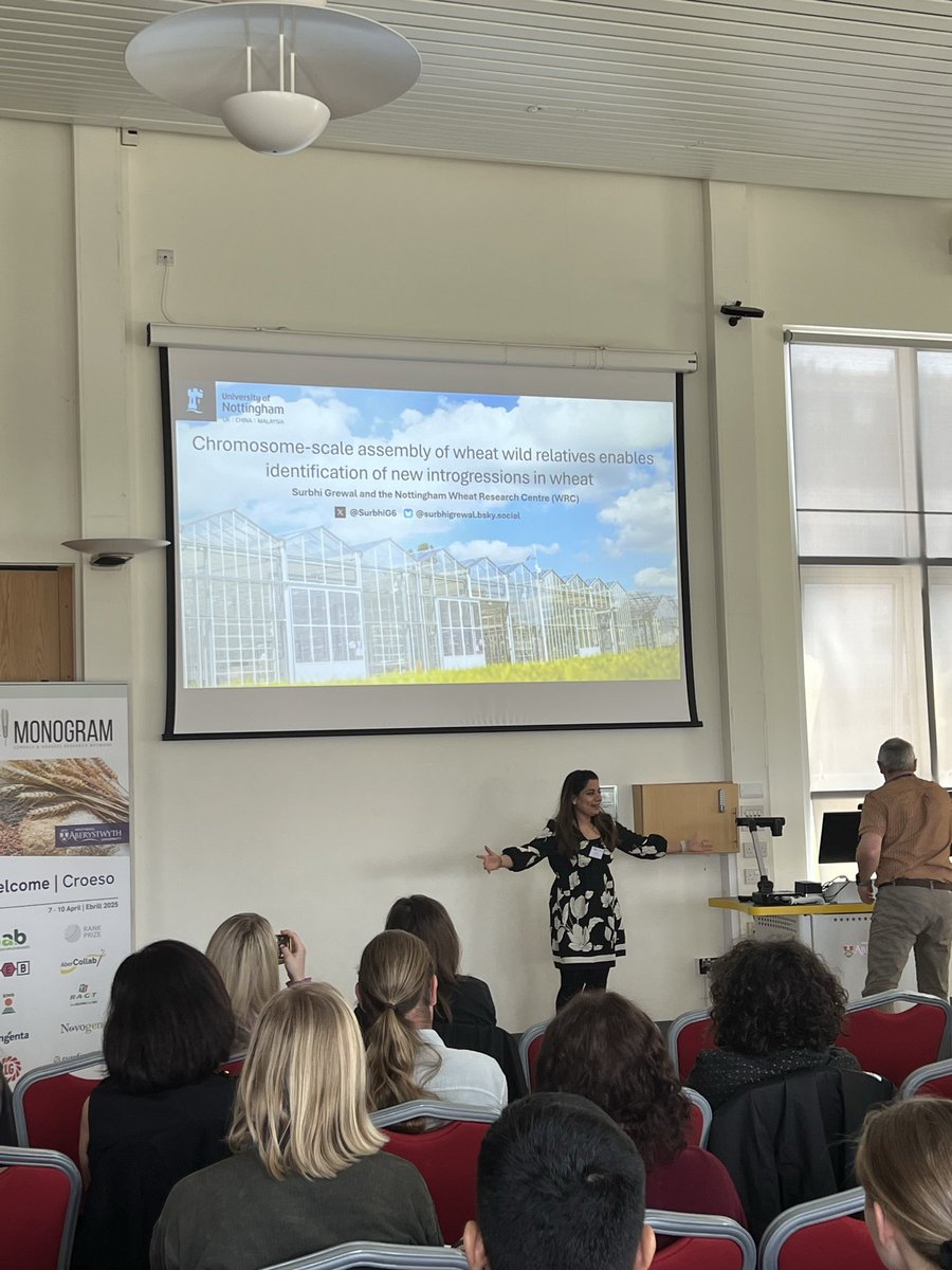 Surbhi Grewal (@surbhig6) on Twitter photo Thank you to the chairs and organisers of #Monogram25 for giving me the opportunity to present my latest work today. Really enjoyed giving that talk!
<a href="/UoNBiosciences/">UoNBiosciences</a> <a href="/Notts_WRC/">Wheat_ResearchCentre</a> <a href="/UoNresearch/">Nottingham Research</a> Thank you to the chairs and organisers of #Monogram25 for giving me the opportunity to present my latest work today. Really enjoyed giving that talk!
<a href="/UoNBiosciences/">UoNBiosciences</a> <a href="/Notts_WRC/">Wheat_ResearchCentre</a> <a href="/UoNresearch/">Nottingham Research</a>