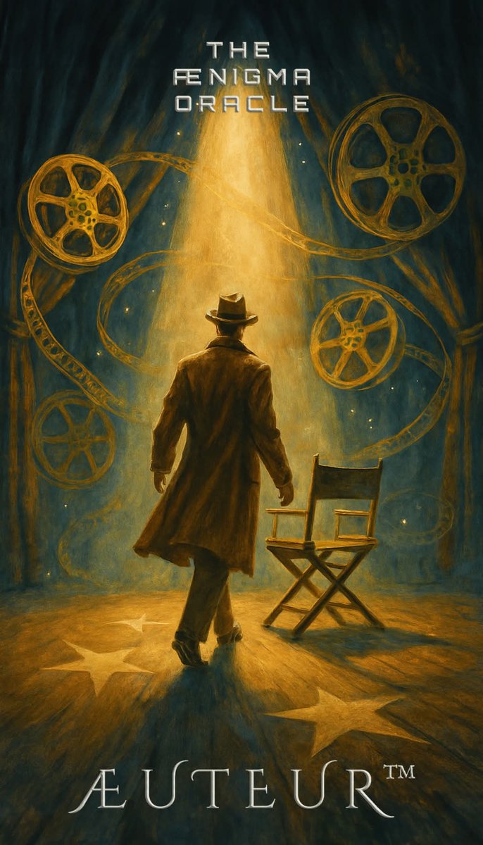 mickmrowan's tweet photo. The Ænigma Oracle – Æuteur™

You are no longer the audience.
You are the director.
The writer.
The main character.

This cinematic oracle doesn’t tell your future — it meets you in the scene you’re already living.

https://t.co/g1ZufMUAE2 https://t.co/HzQTkKayIp