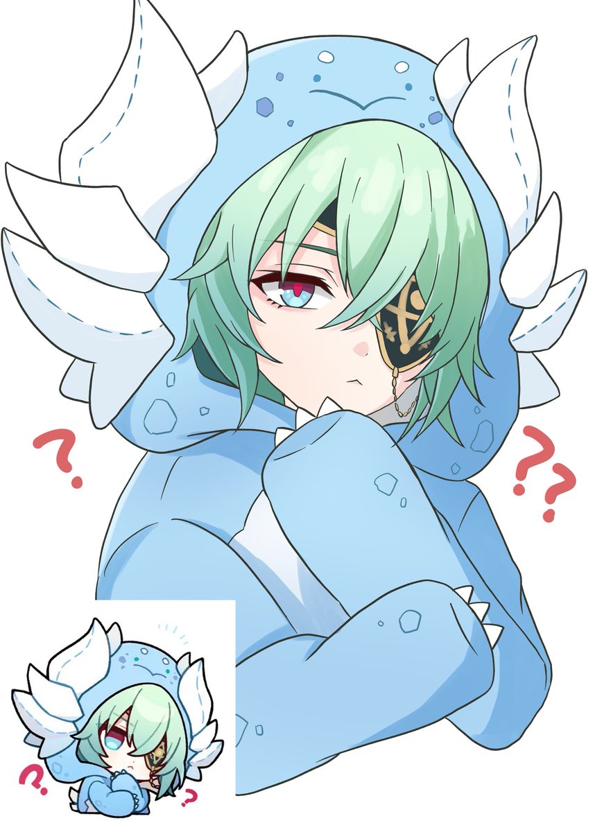 大地獣パジャマかわいすぎた🦖 #Anaxa #アナイクス #崩壊スターレイル