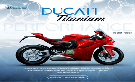 Helenanelson16's tweet photo. Upgrade your ride with Ducati Titanium parts—ultra-light, incredibly strong, and built for performance. Whether you’re chasing speed or durability,  

Shop now for genuine parts and accessories online: https://t.co/sWuUKv65gs

#Ducati #TitaniumPerformance #RideFast https://t.co/6fdgEkbig5