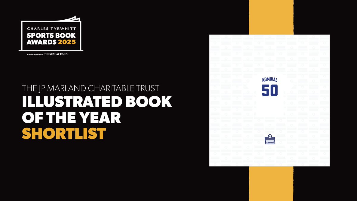 Ahead of our swanky awards do for the Admiral coffee table book, Uncle Jeff has cut 23% from the paperback on Amazon, now just £23.16.

Features incredible original &amp; archive photography, brilliant writing &amp; interviews with Lineker, Shearer et al

🛒 amazon.co.uk/Admiral-50-Yea…