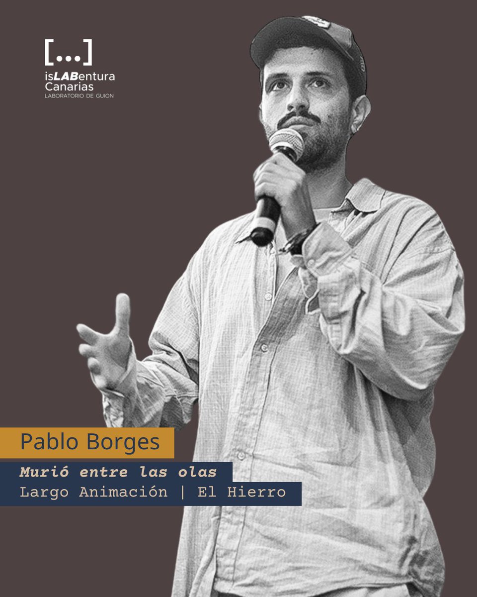 islabcanarias's tweet photo. #ProtaGUIONISTAS2025 | 🎬✍️Pablo Borges (@pablo9borges) estará en #isLAB25 con uno de los dos proyectos de animación seleccionados en esta edición: 'Murió entre las olas', ambientado en El Hierro.
ℹ️https://t.co/B3HxuPHQye https://t.co/2dE78noyEK