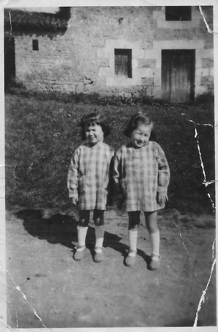 AuschwitzMuseum's tweet photo. 9 April 1938 | Jewish twin girls Annette &amp; Paulette Szklarz were born in #Metz.

On 31 July 1944 Annette was deported from #Drancy to #Auschwitz &amp; murdered in a gas chamber. Paulette was in the hospital with measles &amp; survived hidden by doctors. 
Paulette is @debra_author mother. https://t.co/na44wsSCC6