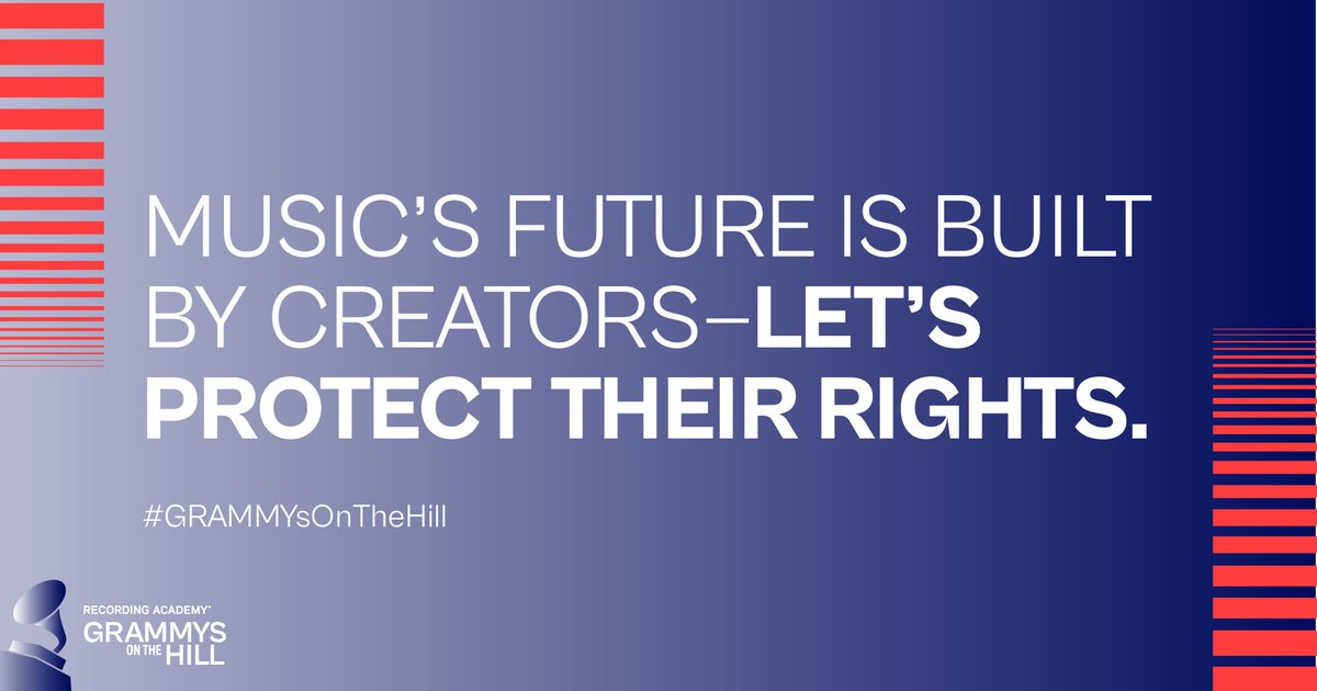 Join me &amp; <a href="/RecordingAcad/">GRAMMYS</a> / <a href="/GRAMMYAdvocacy/">GRAMMY Advocacy</a> in advocating for a future that prioritizes human artistry. Contact your representatives and urge them to support the HITS Act, the NO FAKES Act, and federal arts funding: grm.my/440fdZv #GRAMMYsOnTheHill