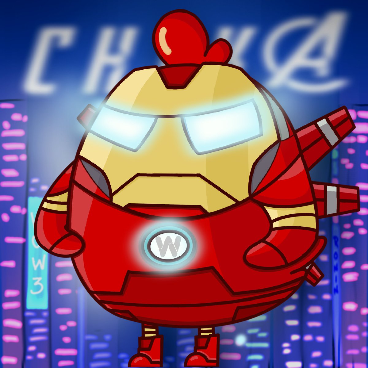 WOW3_Official's tweet photo. Iron Man chika??

#ChikaNFT https://t.co/Rbw8c3pxnG