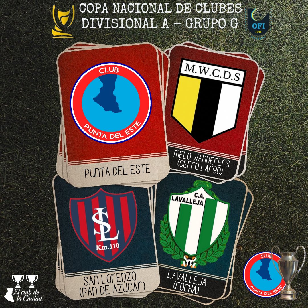 EsteCcdpunta's tweet photo. ¡Ya conocemos a nuestros rivales en la Copa Nacional de Clubes Divisional A!

Integramos el grupo G 

•Melo Wanderers (Cerro Largo) 
•Lavalleja (Rocha)
•San Lorenzo (Pan de Azúcar)

🅔🅛 🅒🅛🅤🅑 🅓🅔 🅛🅐 🅒🅘🅤🅓🅐🅓 https://t.co/H5httbTgKV