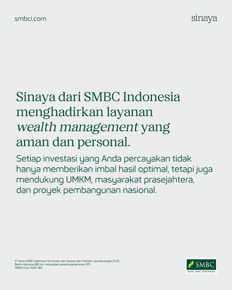 SMBC Indonesia tweet media