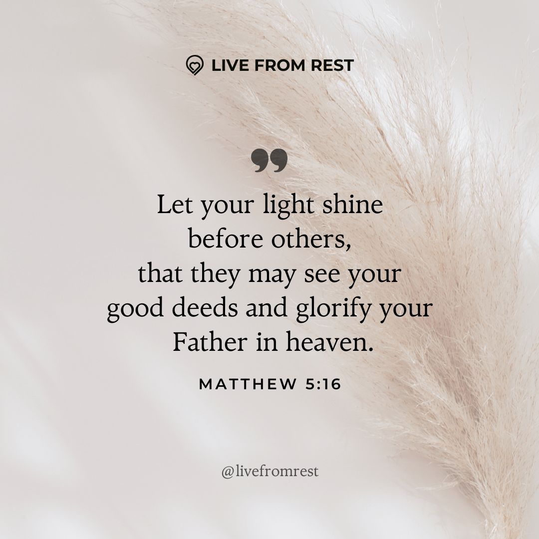 livefromrest's tweet photo. Rest in Him, and you’ll reflect His glory. 💡

Light your way with rest and guidance with our Live From Rest App: https://t.co/L7vb1vClpe

#mentalwellbeing #livewithintention #mindfullness #livefromrest #stressrelief #spiritualhealing #morningmeditation #calm #meditate #wellness https://t.co/kL3bN9I9lT