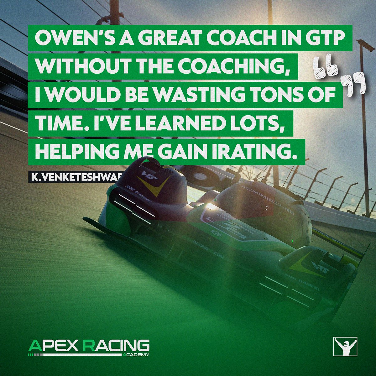 Pick the brains of some of best on iRacing by joining our IMSA group coaching session later tonight!

⏰ IMSA (Wed, 19:00 BST)

Head to our discord for more information 👆