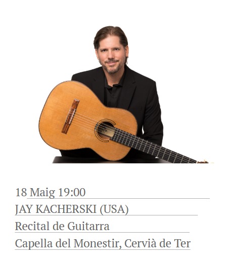 🎻 FESTIVAL DE MÚSICA DEL GIRONÈS 

🎶 Enguany torna el Festival de Música del Gironès a Cervià de Ter amb el concert del guitarrista Jay Kacherki dels EEUU.

🗓️ 18 de maig
📌 Monestir de Santa Maria, Cervià de Ter
🕒 19:00 h
