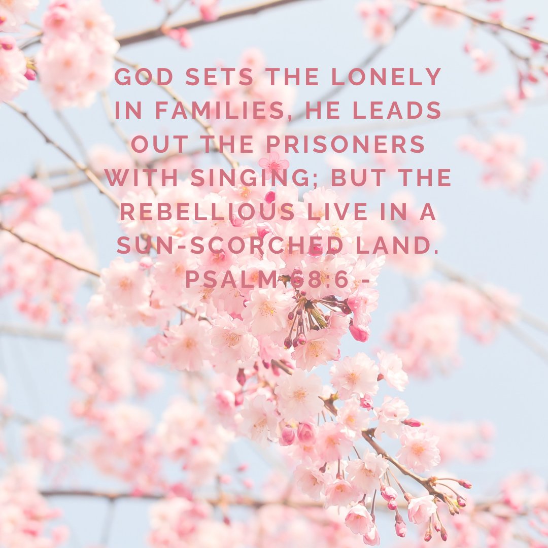 TopeKeku's tweet photo. . Psalm 68:6 -
Prayer: Lord, I trust that You have a plan for me, even in my loneliness. Help me to find community and connection, and to trust in Your timing and provision. https://t.co/alnWSxHj5R