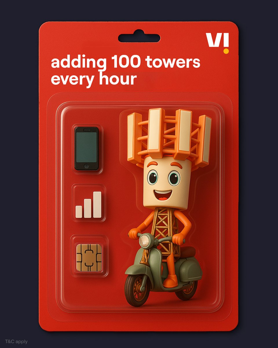 ViCustomerCare's tweet photo. This action figure moves with blazing speeds.
.
.
#Vi #ViNetwork #100TowersEveryHour #Vi5G #ToyTrend #ActionFigure https://t.co/cc6ZWua1nL