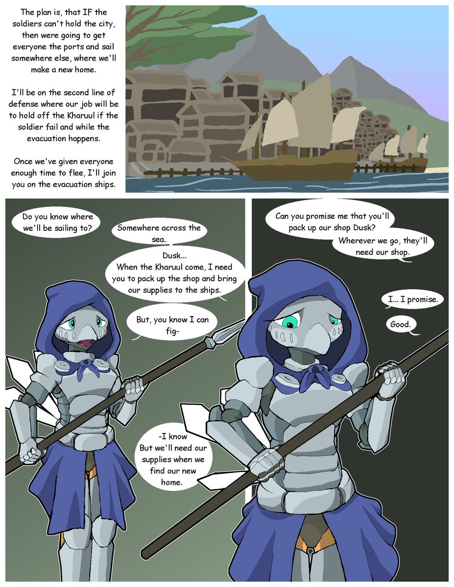 Hello all! Here are some more pages of my comic!

I posted on my other sites, that I was planning to skip ahead to the NSFW parts. I've decided, I'll continue on with the comic, instead of skipping.

But, I'll only post the non-nsfw pages to my social media.