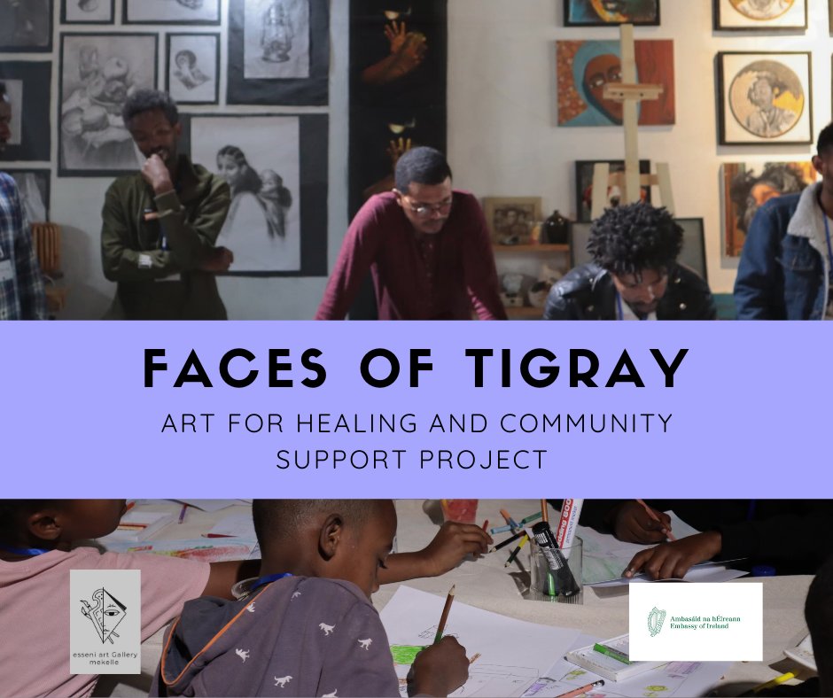 esseni_gallery's tweet photo. Learn more about our 'Faces of Tigray' project, art of healing, and community support project.
All paintings will be shown at our final exhibition. Contact us to pre-order a painting and support this initiative.  
Follow us on all our social media: esseni art gallery https://t.co/4HzyrWgKq7