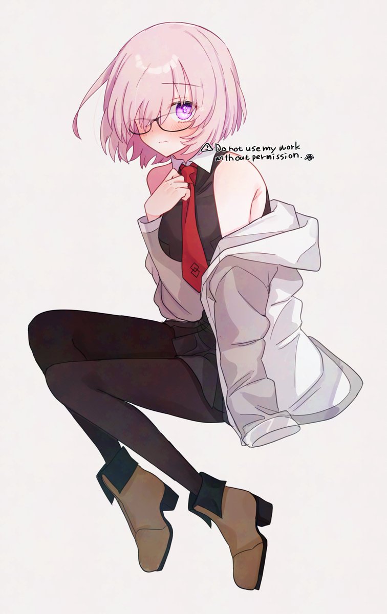 マシュ・キリエライト(Fate) 「#なんでもいいから俺の描いたマシュを見ろ 」|はるかっぱのイラスト