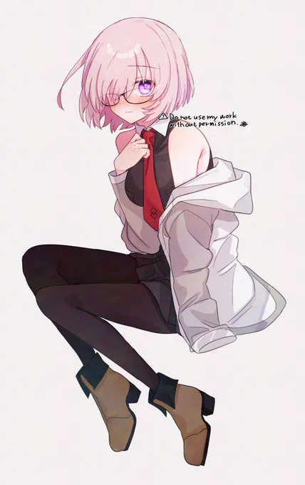 #なんでもいいから俺の描いたマシュを見ろ 