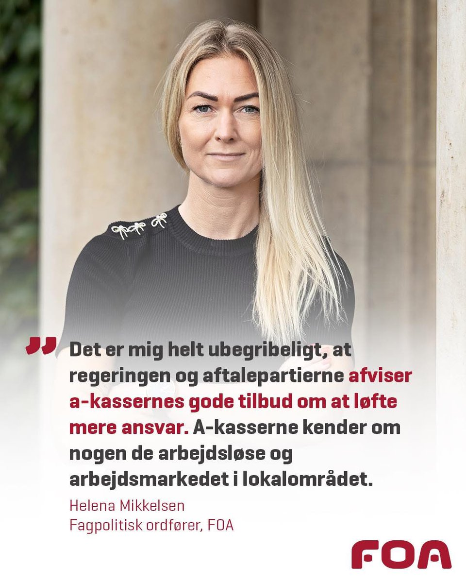 Endelig var der skabt ro om A-kasserne og de forsikrede ledige! Og der var fuldt fokus på kerneopgaven!

Men på Christiansborg er de åbentbart så eksperimentlystne, så det hele nu sættes i forsøg igen. 

I <a href="/FOA_dk/">FOA</a> er vi virkelige ærgerlige over, at Regeringen og øvrige partier i
