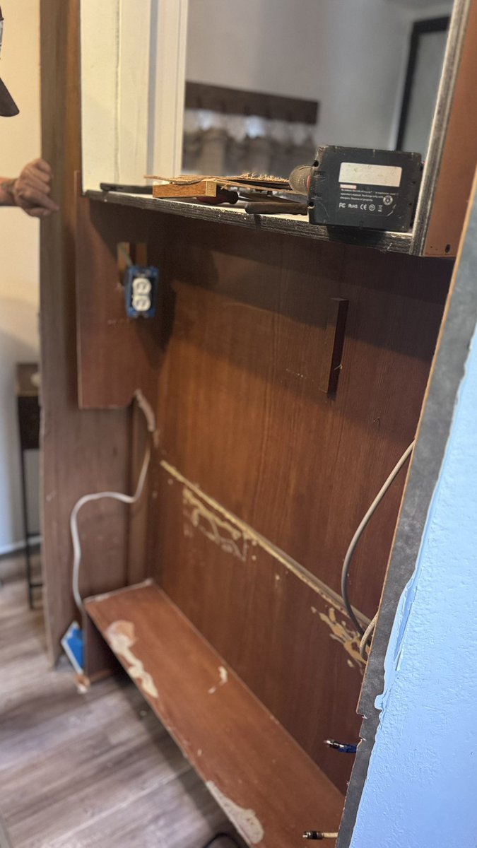 coni_perry's tweet photo. Current demo & Reno project in progress. #rvrenovation #rvrepair #tinyhouse #oakhillchronicles #mycamperlife #2old4this https://t.co/58tNxb8sUi https://t.co/3SMYZt9RcB