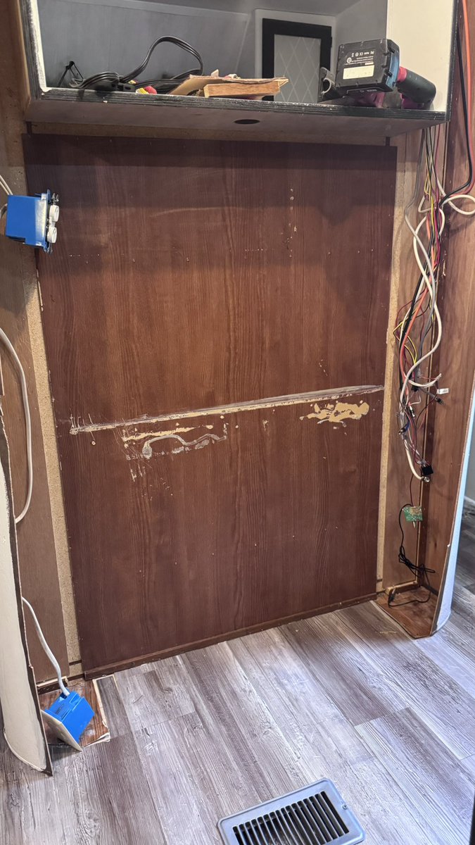 coni_perry's tweet photo. Current demo & Reno project in progress. #rvrenovation #rvrepair #tinyhouse #oakhillchronicles #mycamperlife #2old4this https://t.co/58tNxb8sUi https://t.co/3SMYZt9RcB