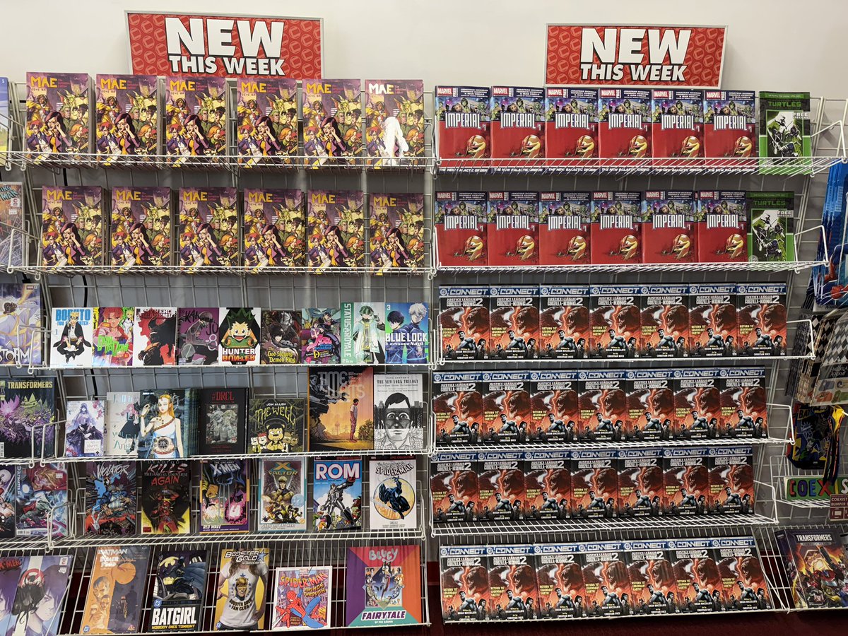Challengers's tweet photo. New Releases for Wednesday, April 9, 2025!
#newcomics #newgraphicnovels #newthisweek #newreleases #new #shoplocal #keepreadingcomics #challengerscomics https://t.co/mTR28hRhGw