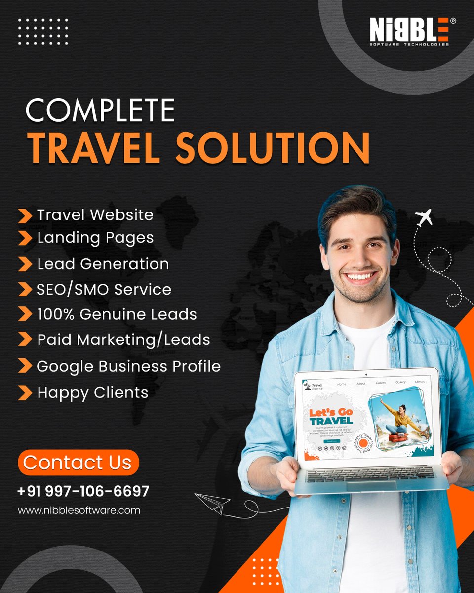 nibblesoftware's tweet image. Struggling to get quality leads or stand out online? We specialize in game-changing digital solutions tailored for the travel industry. Whether you're starting fresh or scaling up, we’re your growth partner.
🌐nibblesoftwares.com
#TravelBusiness #NibbleSoftware