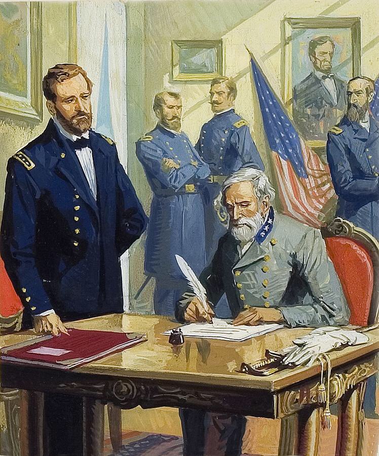 MarkDuckenfield's tweet photo. Victory in Virginia Day is uppn is again!!

Happy V-V Day!! The US Army’s greatest triumph as General Grant accepted the surrender of the rebel force under the command of the oath-breaker, former Colonel Robert E. Lee at Appomattox Courthouse in 1865. https://t.co/HAZQ0yJWPN