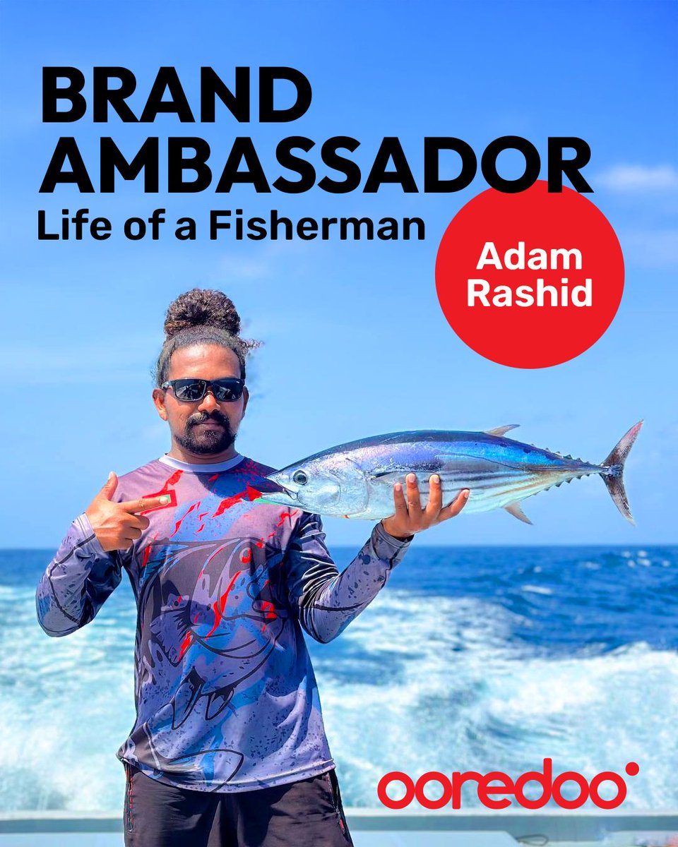 Meet our Brand Ambassador — Adam Rashid, also known as Life of a Fisherman!🎣🌊

A proud Maldivian fisherman, Rashid is passionate about sustainability and uses his platform to advocate for eco-friendly fishing practices — raising awareness on the importance of protecting our