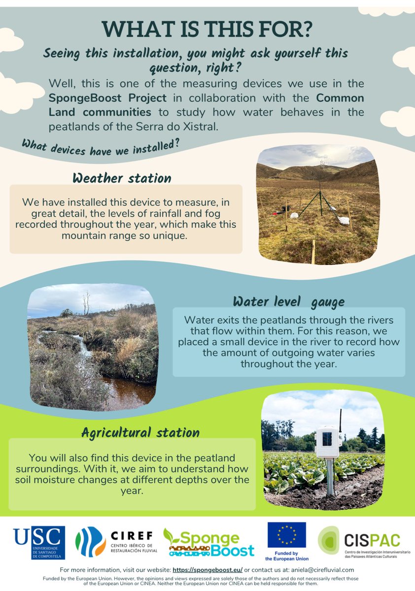 SpongeBoost (@spongeboost_eu) on Twitter photo It’s Day 3️⃣ of the #SpongeBoostmeets2025 and our hosts - <a href="/Cirefluvial/">Centro Ibérico de Restauración Fluvial - CIREF</a> are taking us on a field trip to one of our case study areas - the Xistral mountain. 🏞️
🧐Curious to find out what this device is? Swipe right!⏭️ It’s Day 3️⃣ of the #SpongeBoostmeets2025 and our hosts - <a href="/Cirefluvial/">Centro Ibérico de Restauración Fluvial - CIREF</a> are taking us on a field trip to one of our case study areas - the Xistral mountain. 🏞️
🧐Curious to find out what this device is? Swipe right!⏭️
