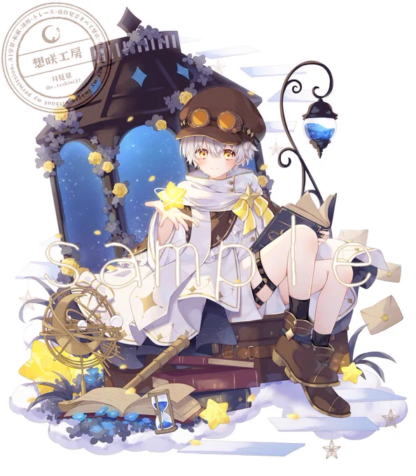 〖 work 〗羽柴利緒様( )のお誕生日イラストを制作させていただきました!何卒よろしくお願いいたします 