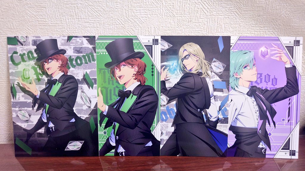 utnprncsmmst's tweet photo. 【交換】うたプリ カルナイ タブナイ TABOO NIGHT XXXX 
スタンドポストカード

【譲】嶺二、カミュ、藍
【求】蘭丸

同種交換希望。
マスク↔️マスク、素顔↔️素顔のみ。

郵送交換希望です。
検索からでもお気軽にお声掛けください。 https://t.co/q7DLkKq4kx