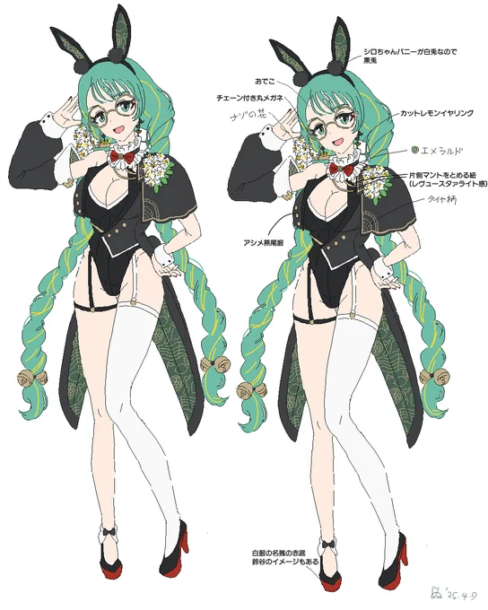 #神楽すず新衣装予想 描きました 