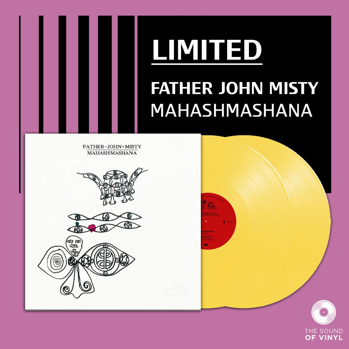 TheSoundofVinyl's tweet photo. *Mahashmashana*, the sixth album by Father John Misty, is now available to own on limited edition yellow vinyl! Don't miss your chance to secure this exciting upcoming release while stock lasts. 

Shop now >> https://t.co/Qb1eFZAKAi https://t.co/X2X3Sg2b0K