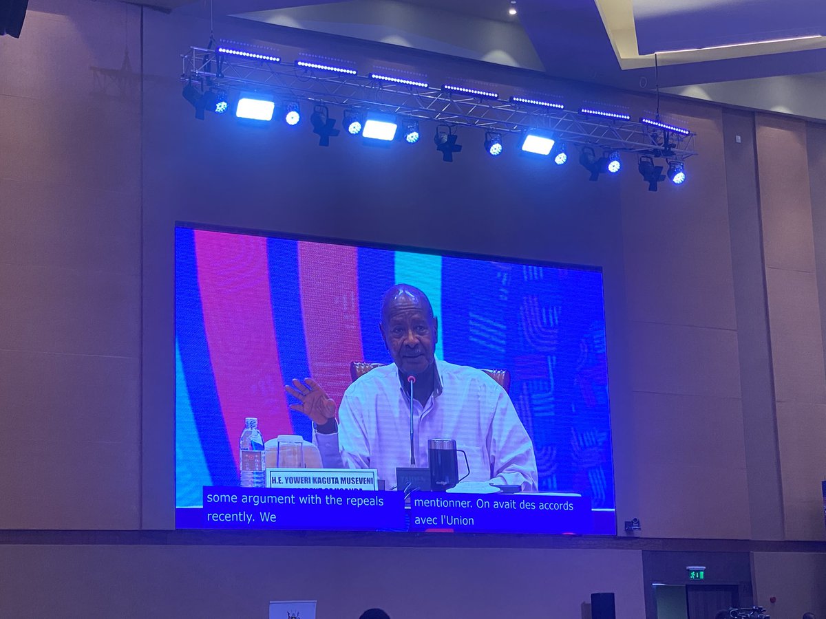 Mirembe Joy Pamela (@joy_pamela7097) on Twitter photo Day 3 of #ARFSD11 in Kampala, Uganda, is focused on Sustainable Development Goals (SDGs), with inspiring keynote speakers and a warm welcome <a href="/KagutaMuseveni/">Yoweri K Museveni</a>. The conference emphasizes turning words into tangible actions, highlighting Uganda's development initiatives Day 3 of #ARFSD11 in Kampala, Uganda, is focused on Sustainable Development Goals (SDGs), with inspiring keynote speakers and a warm welcome <a href="/KagutaMuseveni/">Yoweri K Museveni</a>. The conference emphasizes turning words into tangible actions, highlighting Uganda's development initiatives