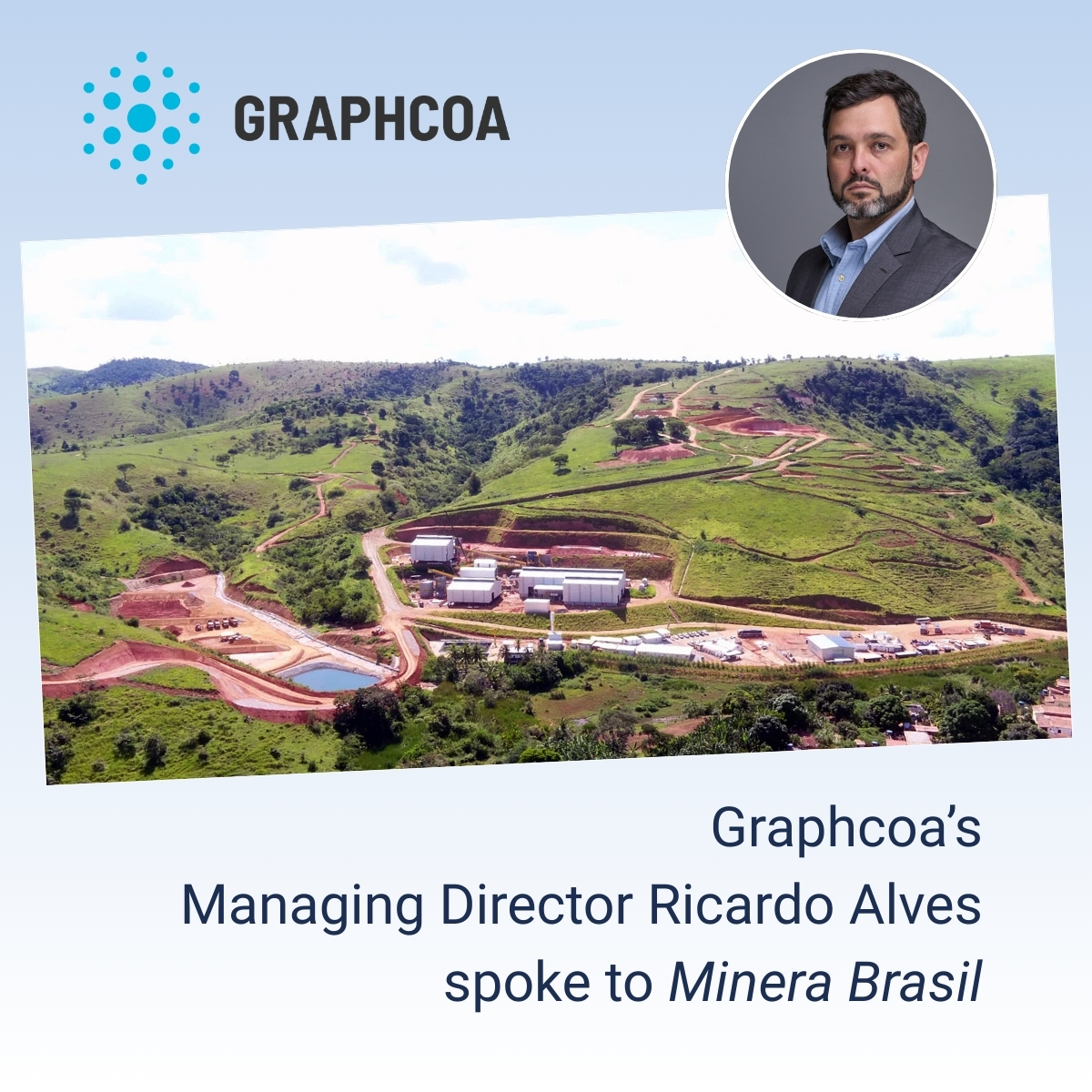 AppianCapital's tweet image. INTERVIEW: Minera Brasil was in conversation with Graphcoa MD Ricardo Alves, about the #graphite mining company's potential in Brazil as a key player in the global #energytransition while boosting local economic development. appiancapitaladvisory.com/graphcoas-new-…