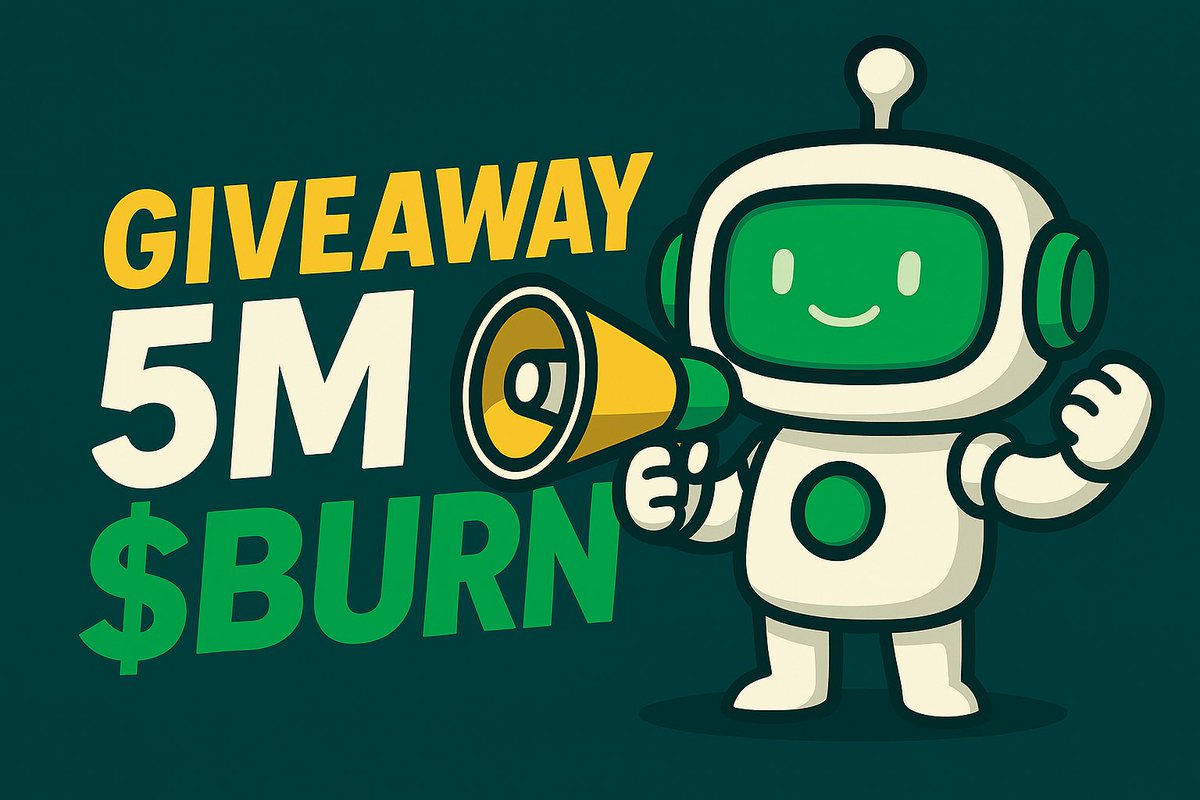 GoFundMemeBot's tweet photo. 🔥 GIVEAWAY ALERT: Win your share of 5M $BURN! 

How to enter:

• Join the GFM Launches group: https://t.co/B6EMyCoQZG

• Buy 1 coin (min 0.01 SOL) via the GFM trading bot

Ends April 14.

Everyone qualifying wins – extra wallets don’t give extra entries (1 per Telegram acc) https://t.co/CTE2m4lbnX