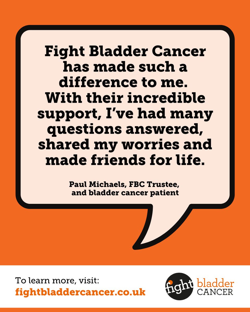 BladderCancerUK's tweet photo. Why we do what we do 🧡
#BladderCancerSupport #BladderCancerCommunity https://t.co/dAmCpfQNwZ
