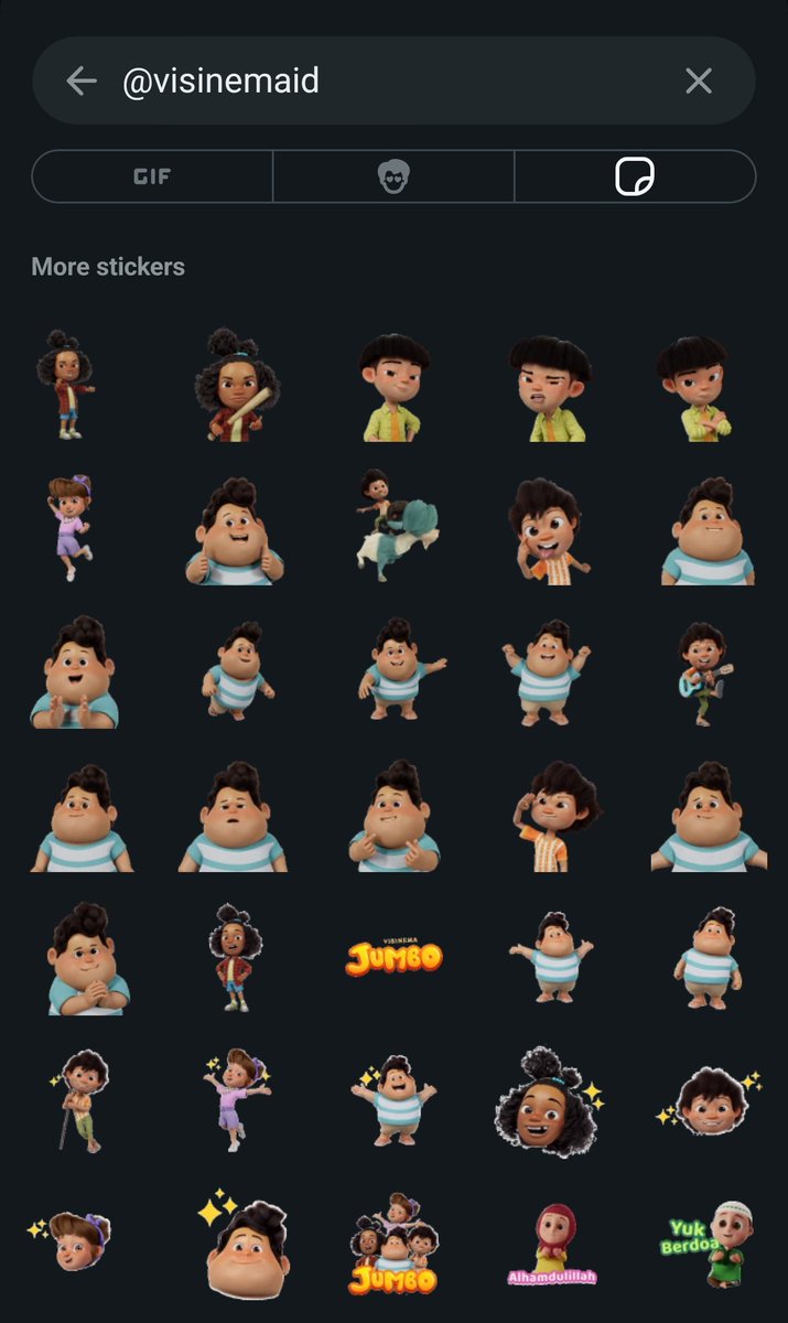 HabisNontonFilm's tweet photo. Stickers JUMBO ada di Whatsapp ges!

Tinggal search aja kayak di sini 👇🏻 https://t.co/cI2MdwMoxA