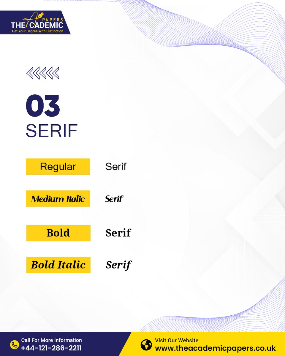 AcademicPapers3's tweet image. 7 Best Fonts For Dissertation
Choosing The Right Font Can Elevate Your Dissertation!
📚✍️ Have You Tried Any Of These 7 Fonts For Your Writing?
Which One Works Best For You? Let Us Know Your Favorite! 👇
#Dissertationtips #Academicwriting #Fontchoices #Writingfonts