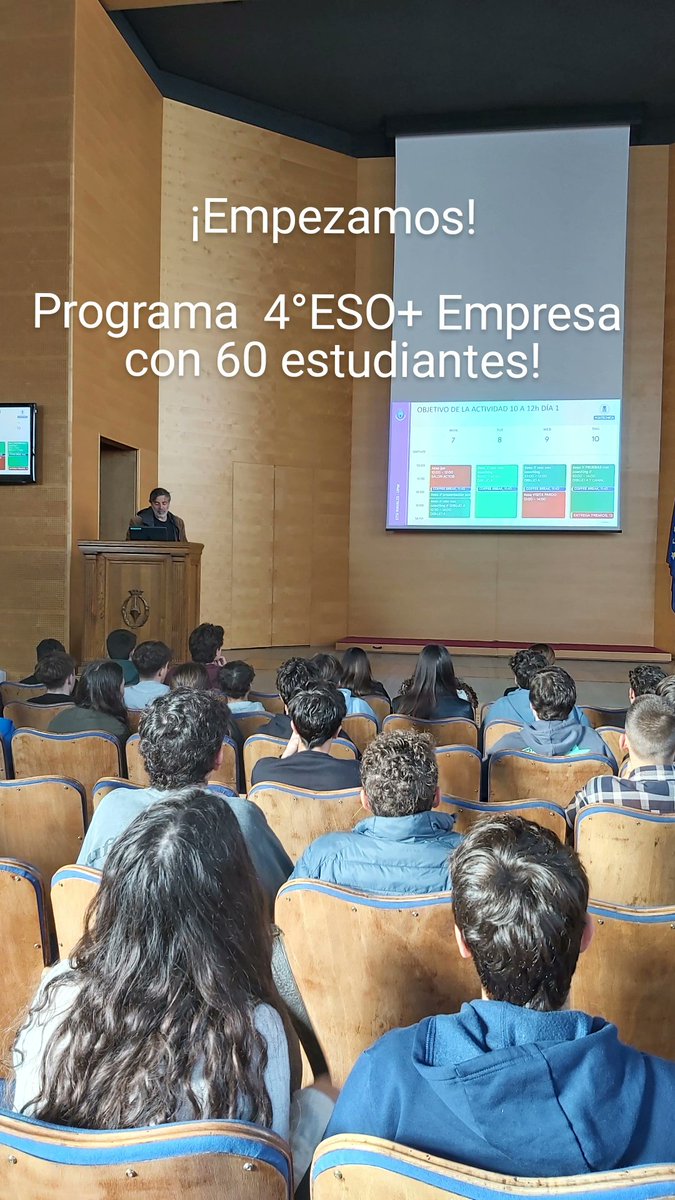 Programa 4ESO+Empresa en la <a href="/ETSIN_Oficial/">ETSI Navales de la UPM</a> de <a href="/La_UPM/">Universidad Politécnica de Madrid</a>.
60 estudiantes de 36 centros  escolares de la <a href="/ComunidadMadrid/">Comunidad de Madrid</a>
Presentación de la actividad por <a href="/ASoutoIglesias/">A. Souto-Iglesias</a> 
#etsinavales #somosupm #4esoempresa