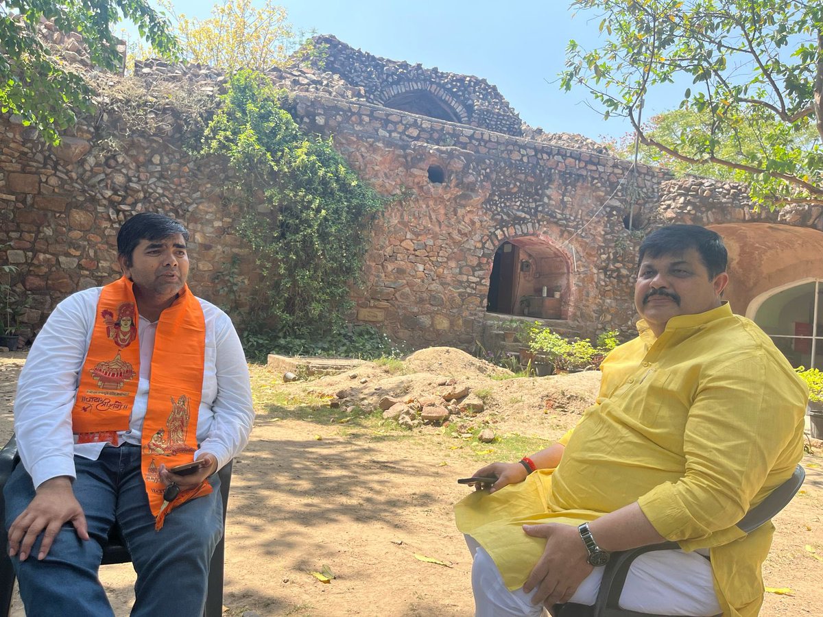 Had a meeting with Dr Dipendra Chahar Ji, General Secretary, BMS, Delhi Pradesh. We had a meaningful discussion on the upcoming conference of CBOO to be held in Delhi on 04.05.2025, and shared our thoughts on its planning and preparations.