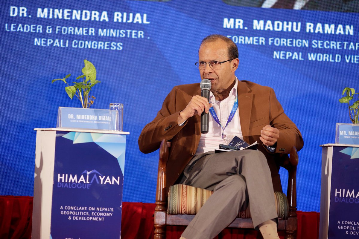HimalayanD_'s tweet photo. Himalayan Dialogue 2025 – Session 1
Theme: Shifting Global Order: Challenges, Opportunities &amp; Strategies for Nepal

Watch now: https://t.co/KiqRAiu2jv
#HimalayanDialogue2025 #NepalForeignPolicy #Geopolitics #GlobalStrategy #PanelDiscussion #Leadership https://t.co/OZxXs5NKuS