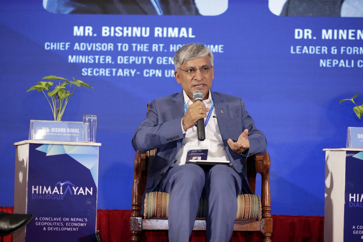 HimalayanD_'s tweet photo. Himalayan Dialogue 2025 – Session 1
Theme: Shifting Global Order: Challenges, Opportunities &amp; Strategies for Nepal

Watch now: https://t.co/KiqRAiu2jv
#HimalayanDialogue2025 #NepalForeignPolicy #Geopolitics #GlobalStrategy #PanelDiscussion #Leadership https://t.co/OZxXs5NKuS