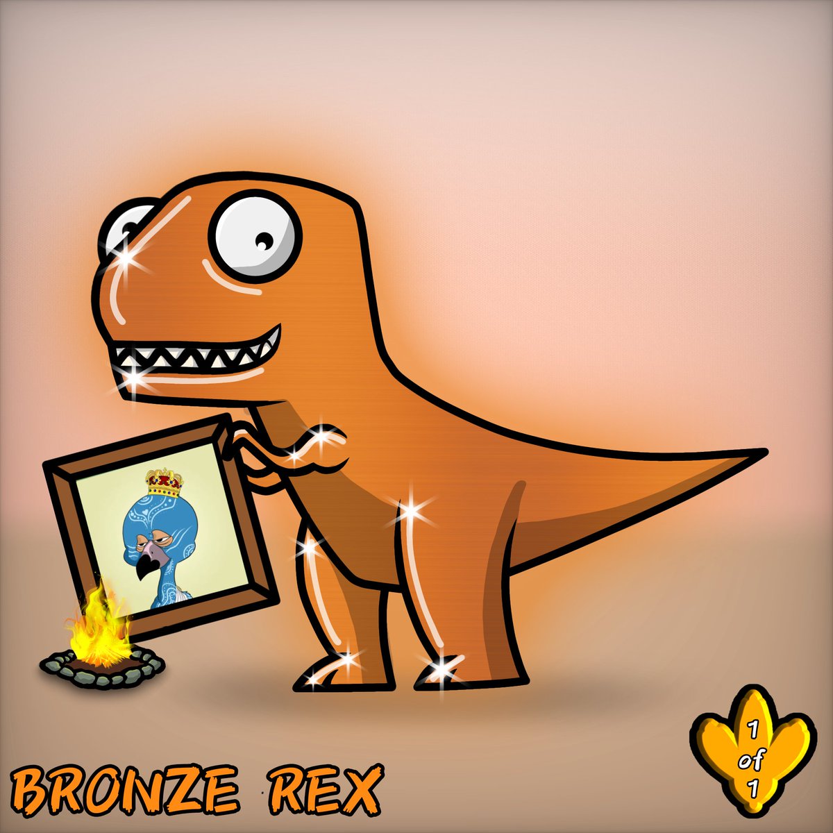 VeRexNFT's tweet photo. GM Rexes🦖, here's another unique skin 'Rex Guardian Icon'. Hold any VeRex Icon in your wallet to unlock x2 Squad staking rewards 'not only for the Icon but all your other VeRexes too!!'  plus B3TR Minting rewards + more !!! https://t.co/MOIeWAJlIl