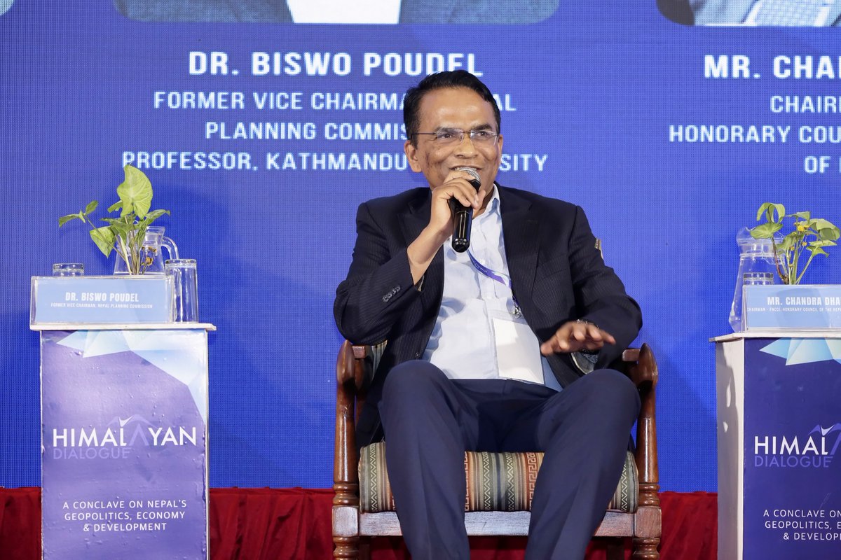 HimalayanD_'s tweet photo. Himalayan Dialogue 2025 – Session 2
Theme: Nepal's Path to Prosperity: Exploring Economic Diplomacy

In today’s interconnected world, diplomacy extends beyond politics—it's a powerful tool for economic growth and national development.

Watch now: https://t.co/KiqRAiu2jv https://t.co/VBiRQy8lZL