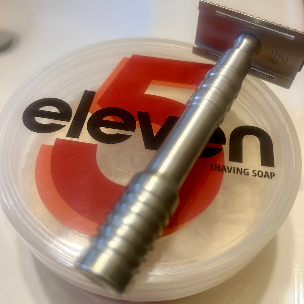 Five, Wolfman and a Bic Chrome.  Easy peasy. 

…but I’m not sure what peasy means.