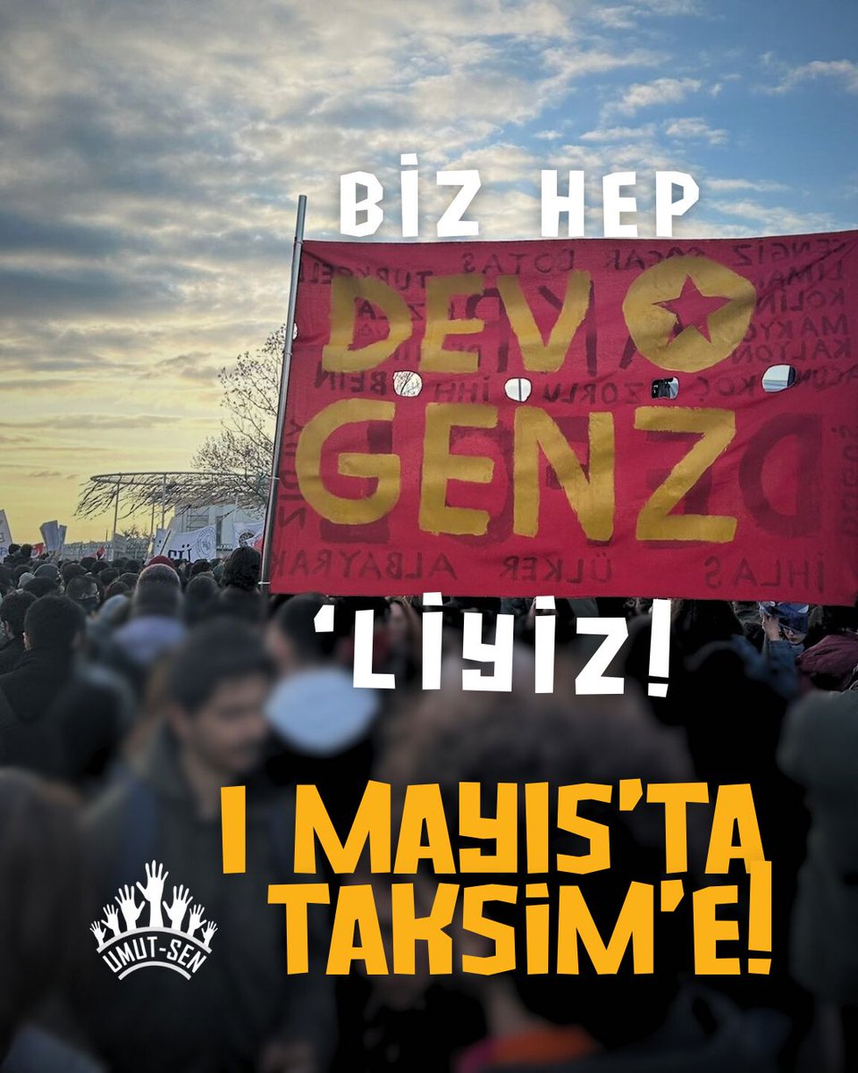 Biz hep Dev-Genz’liyiz!

#1MayıstaTaksime